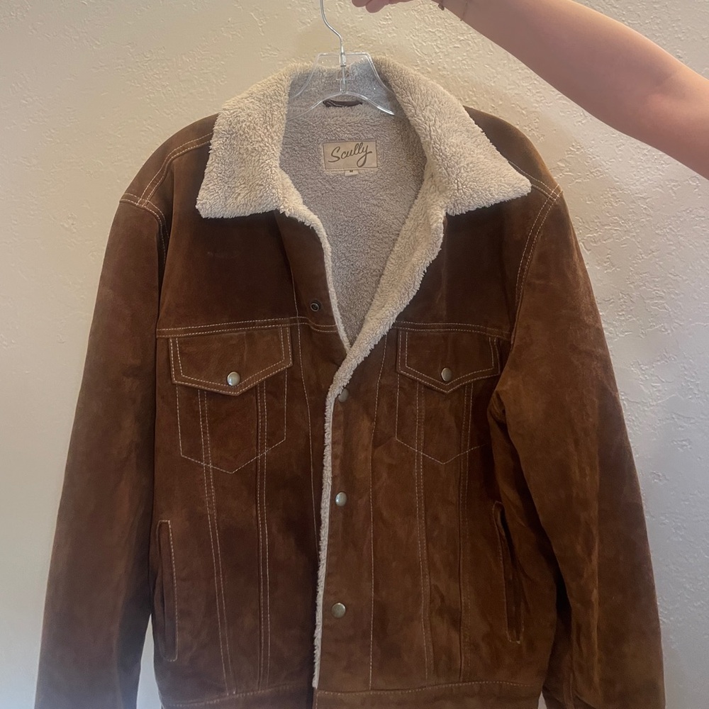 Scully Boar Suede Pilot Jacket